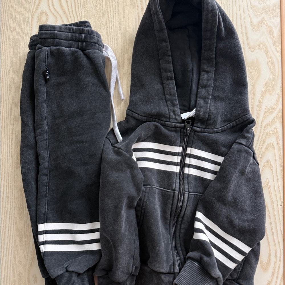 Olive + Scout Set, Hooded Sweatshirt & Jogger, 2T